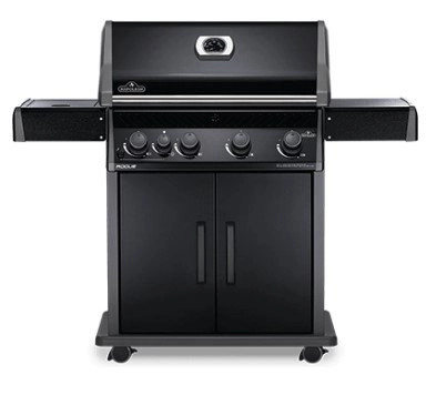 Napoleon Rogue® 525SBP (Full Black) with Range Side Burner Gas BBQ Grill