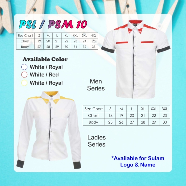 PSL / PSM 10 Corporate Uniform Embroidery & Heatpress Pahang, Malaysia, Johor, Kuala Rompin, Mersing Supplier, Suppliers, Supply, Supplies | Wins 2 Marketing (M) Sdn Bhd