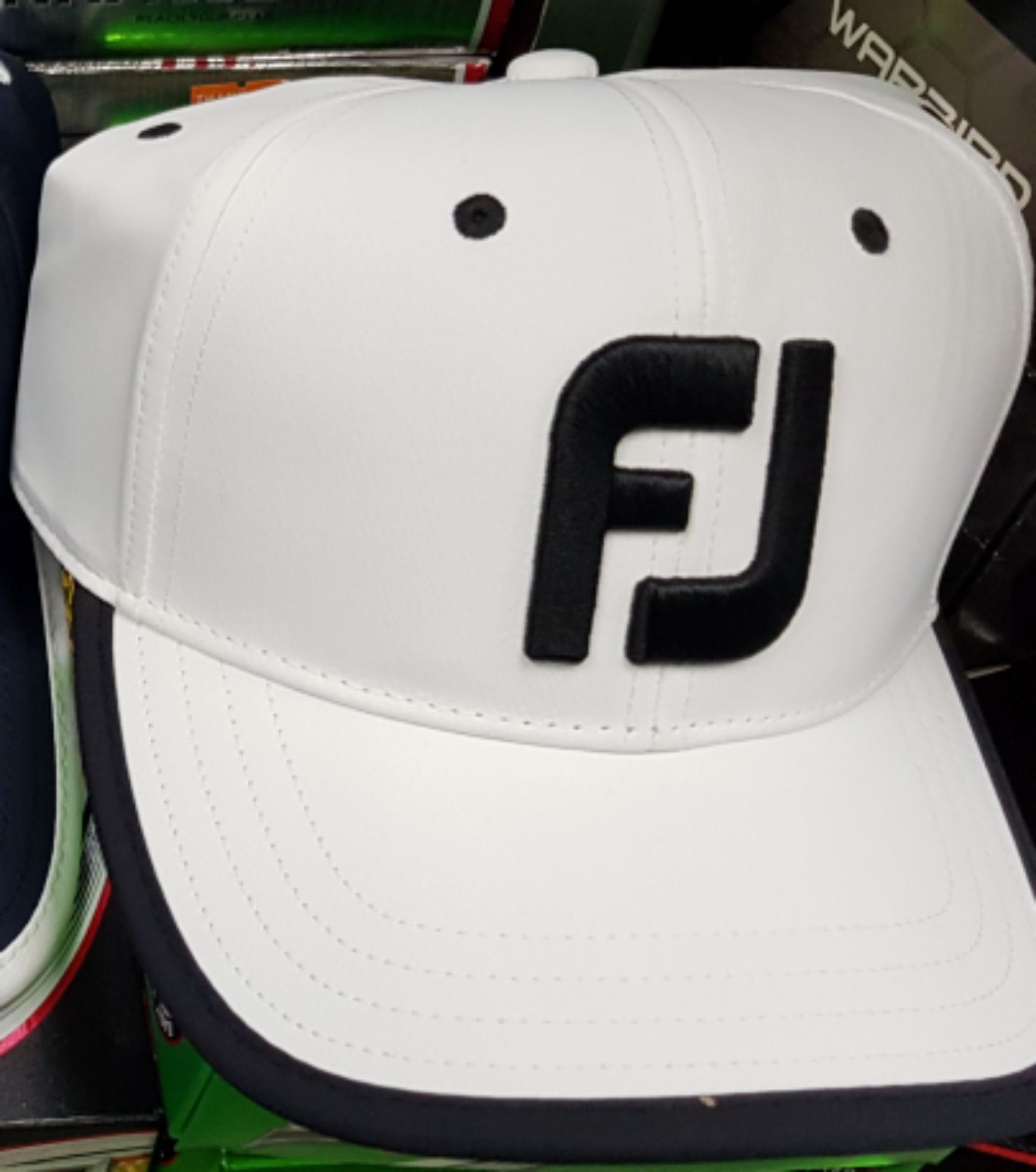 FJ DRI FIT WHITE STRUCTURED CAP