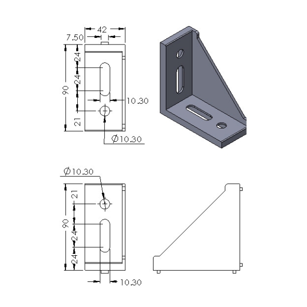 CP-GE42X88-10 GUSSET ELEMENT ACCESSORIES Malaysia, Selangor, Kuala Lumpur (KL), Puchong Supplier, Suppliers, Supply, Supplies | Compact MT Engineering Sdn Bhd