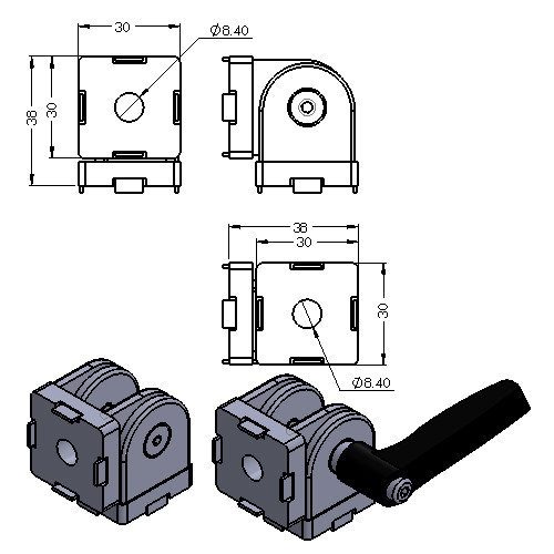 CP-SJ3030-8 | CP-SJ3030H-8 SWIVEL JOINT ACCESSORIES Malaysia, Selangor, Kuala Lumpur (KL), Puchong Supplier, Suppliers, Supply, Supplies | Compact MT Engineering Sdn Bhd