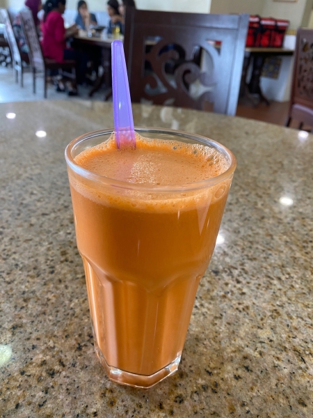 Carrot Juice Pak Li Kopitiam Beverage Product Demo Seri Kembangan, Selangor, KL, Malaysia  | NEWPAGES STEVEN