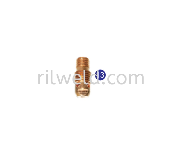 Stubby Collet Body WP17 Series 150Amps Air Cooled TIG Torches TIG TORCH & PARTS RIL TECH Selangor, Malaysia, Kuala Lumpur (KL), Puchong Supplier, Distributor, Supply, Supplies | RIL Weld Industry Sdn Bhd