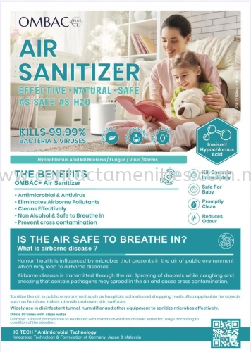  Ombac plus Ultron Air Sanitizer 