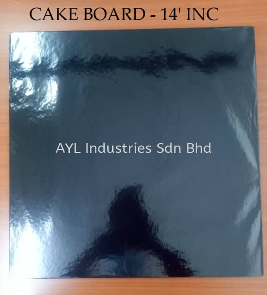 CAKE BOARD SQUARE (14''INCH) BLACK CAKE BOARD SQUARE CAKE BOARD Malaysia, Selangor, Kuala Lumpur (KL), Johor Bahru (JB), Pahang Supplier, Suppliers, Supply, Supplies | AYL Industries Sdn Bhd