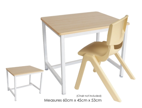 Q032S Single Wood Top Kindly Desk Montessori Table  Table Series School Furniture Johor Bahru JB Malaysia Supplier & Supply | I Education Solution