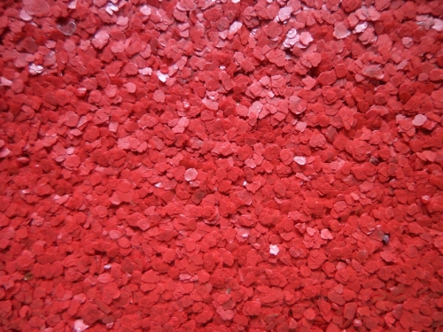F02 Red EPOXY COLOUR FLAKE COATING  彩色片环氧涂层