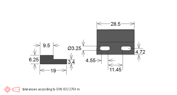 Standex M21P/1, M21P/2 Series Sensor Magnet in Housing