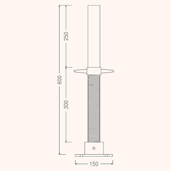 Jack Base CFC60 Shoring System Kuala Lumpur (KL), Malaysia, Selangor Manufacturer, Supplier, Supply, Supplies | Crestform Scaffolding Sdn Bhd