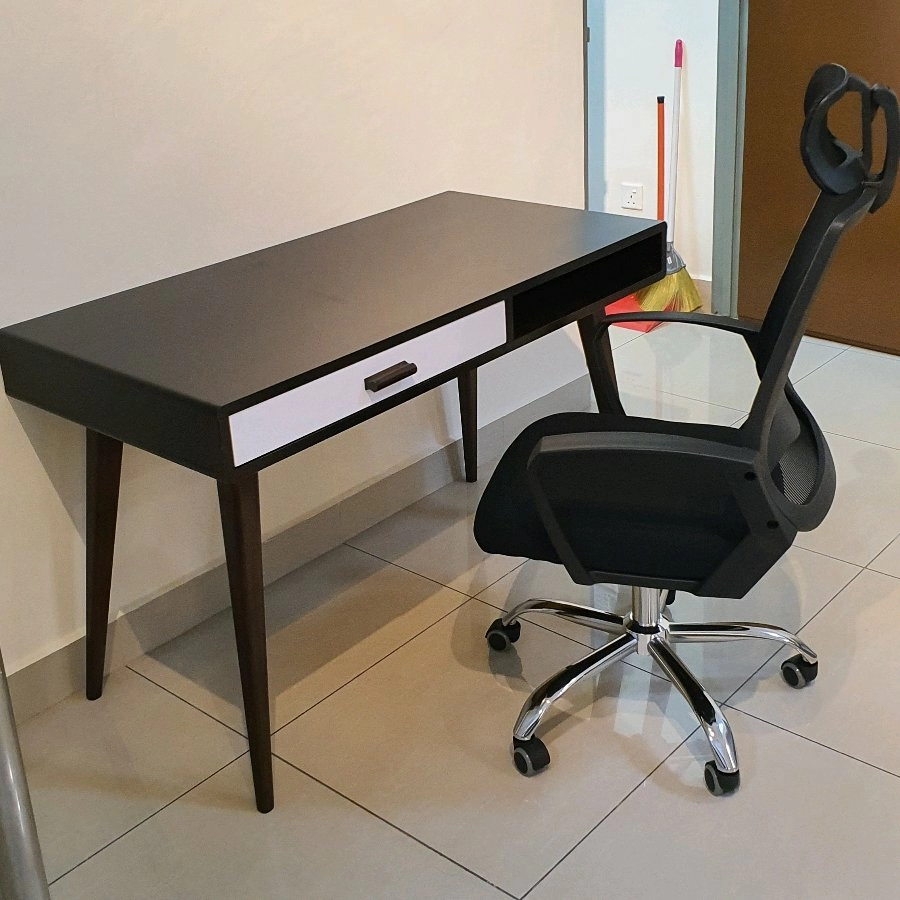 Full Solid Quality Design Writting Table Office Table Computer Table  Working Table RM1080 Penang, Malaysia, Simpang Ampat Supplier, Suppliers,  Supply, Supplies | Sweet Home BM Enterprise