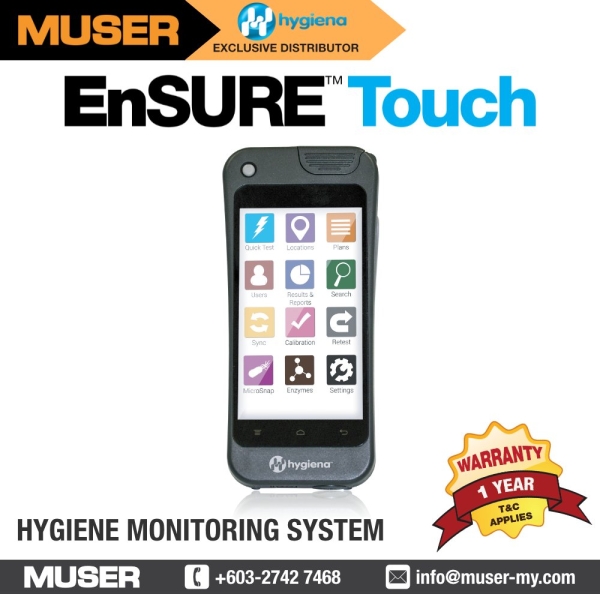 Hygiena EnSURE Touch | Hygiene Monitoring System ATP Monitoring System Hygiena Kuala Lumpur (KL), Malaysia, Selangor, Sunway Velocity Supplier, Suppliers, Supply, Supplies | Muser Apac Sdn Bhd