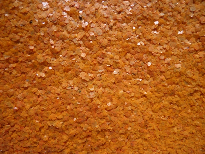 F 03 Orange  EPOXY MICA COLOUR FLAKES