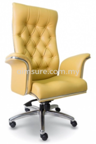 Grand Director high back chair AIM1085HY(Chrome) Side view