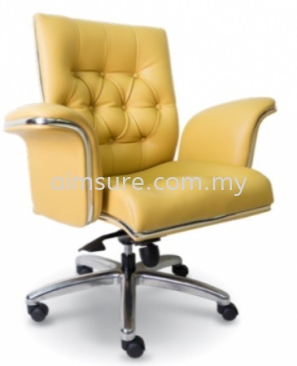 Grand Director low back chair AIM1087HY(Chrome) Side view