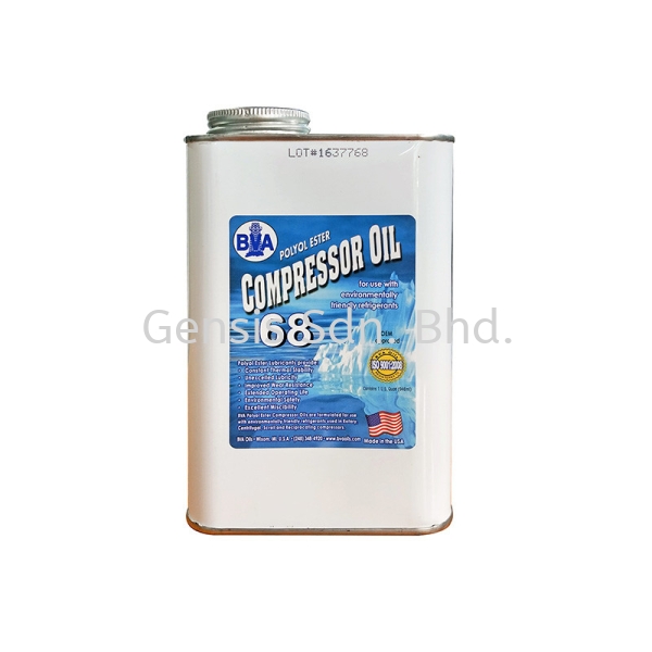 Polyolester 68 1Quart BVA Oils Selangor, Malaysia, Kuala Lumpur (KL), Shah Alam Supplier, Suppliers, Supply, Supplies | Gensis Sdn Bhd