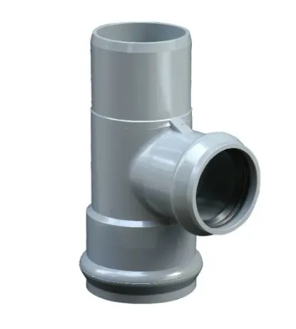 UPVC Pressure Fittings Regular Tee with Gasket