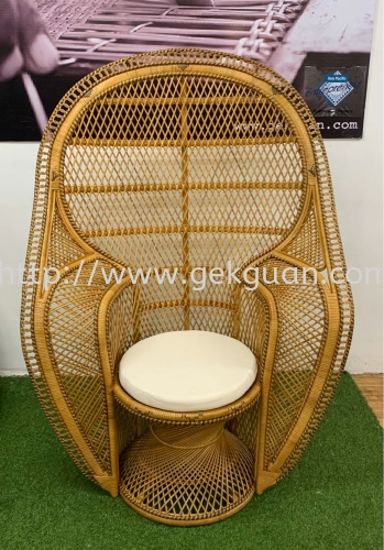 RPC 019 - RATTAN PEACOCK CHAIR 