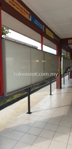 Sliding Glass Notice Board 