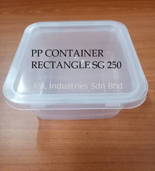 PP RECTANGULAR CONTAINER (SG 250) PP CONTAINER RECTANGULAR CONTAINER Malaysia, Selangor, Kuala Lumpur (KL), Johor Bahru (JB), Pahang Supplier, Suppliers, Supply, Supplies | AYL Industries Sdn Bhd