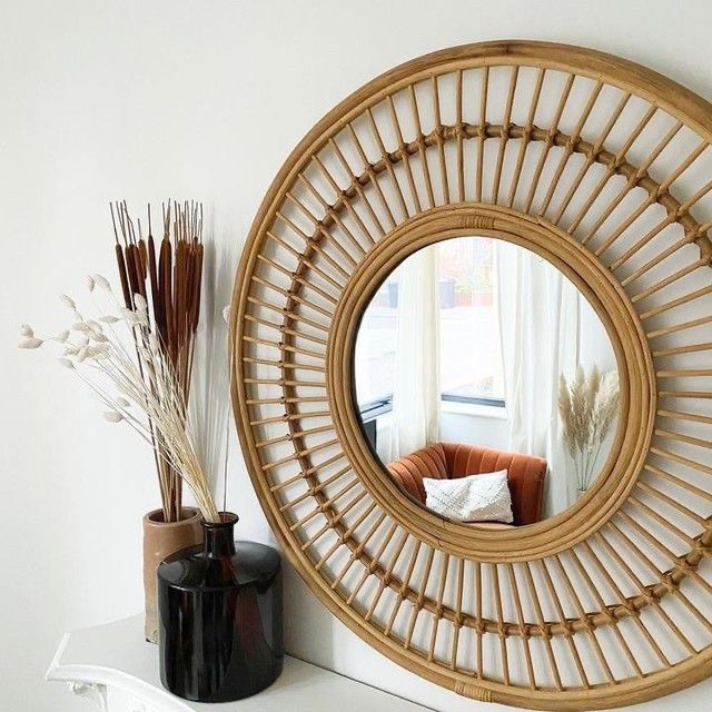 MIR 027 - RATTAN MIRROR