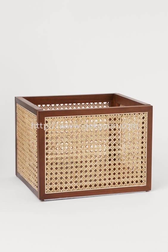 BAS 167 - RATTAN BASKET ( BROWN )