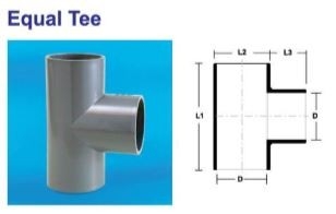 Equal Tee PVC PRODUCT Selangor, Malaysia, Kuala Lumpur (KL), Puchong Supplier, Suppliers, Supply, Supplies | MG HAUS SDN BHD