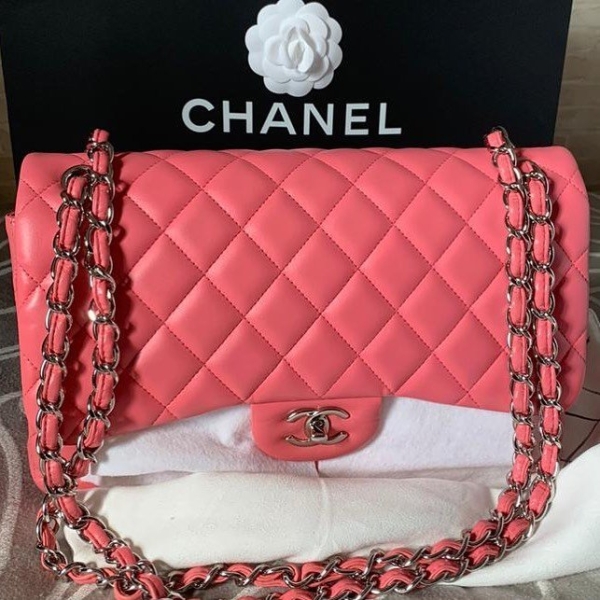 (SOLD) Chanel Classic Jumbo Double Flap Pink Lambskin SHW Chanel Kuala Lumpur (KL), Selangor, Malaysia. Supplier, Retailer, Supplies, Supply | BSG Infinity (M) Sdn Bhd