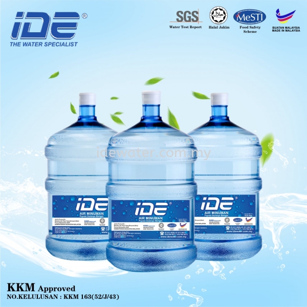 5 Gallon RO Bottled Drinking Water  DRINKING BOTTLED WATER DELIVER Johor Bahru (JB), Skudai, Malaysia. Suppliers, Supplier, Rental, Supply | IDE Water Industry Sdn Bhd