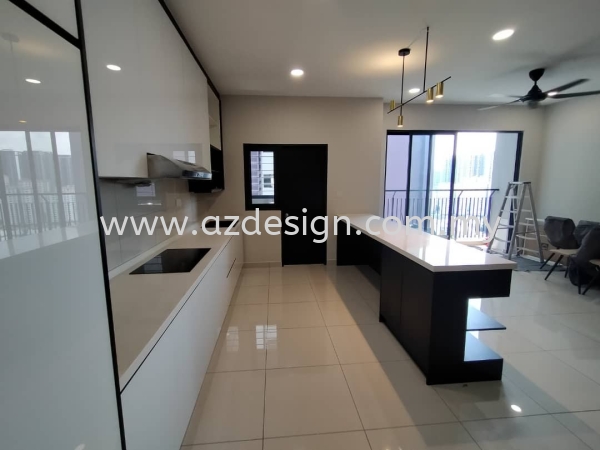 Kitchen & Island  Design Kitchen Cabinet Selangor, Malaysia, Puchong, Kuala Lumpur (KL) Design, Services, Contractor | Az Interior Design Sdn Bhd