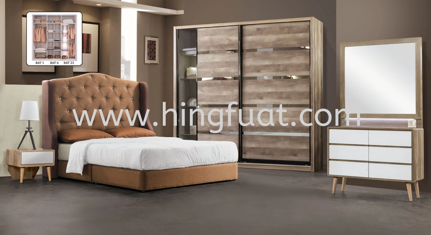 6974 Bedroom set