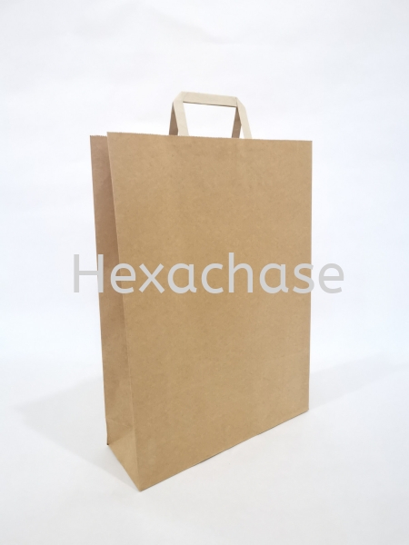 Flat Handle Bag Flat Handle Paper Bag Malaysia, Melaka Manufacturer, Supplier, Supply, Supplies | HEXACHASE PACKAGING SDN BHD