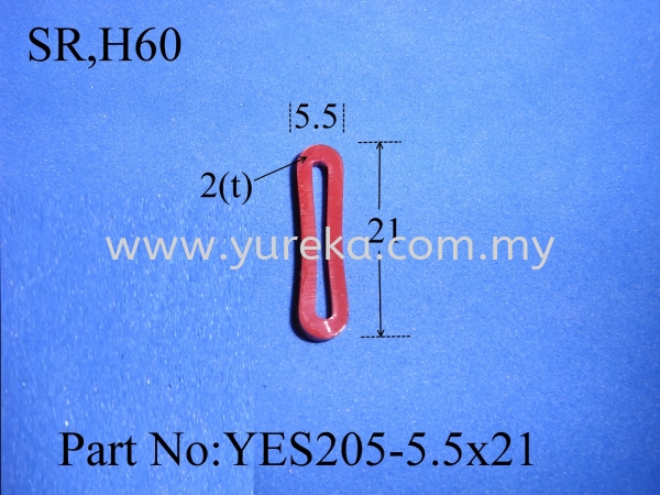 YES205 Red Other Shape Silicone Rubber Extrusion Rubber Extrusion Malaysia, Kuala Lumpur (KL), Selangor, Johor Bahru (JB) Manufacturer, Supplier, Supply, Supplies | Yureka Sdn Bhd