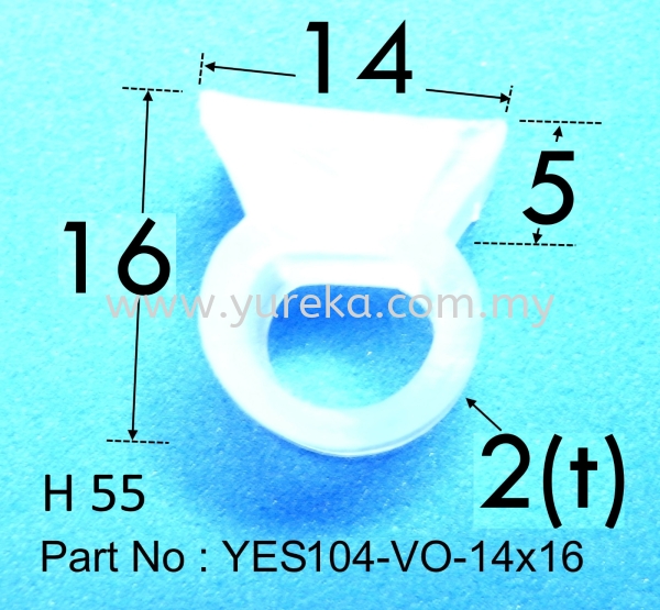 YES104 Clear IO or T Profile Silicone Rubber Extrusion Rubber Extrusion Malaysia, Kuala Lumpur (KL), Selangor, Johor Bahru (JB) Manufacturer, Supplier, Supply, Supplies | Yureka Sdn Bhd