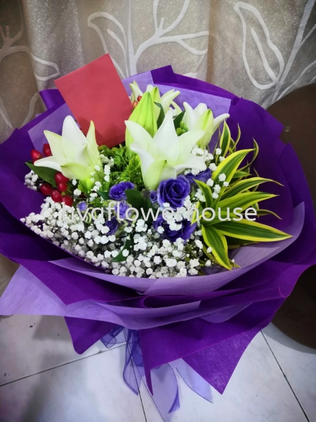 Lily 006 Lily bouquet Johor Bahru (JB), Malaysia, Ulu Tiram Supplier, Suppliers, Supply, Supplies | HV A Flower House