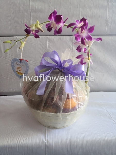 Wellness Basket Flowers And Fruits Basket Johor Bahru (JB), Malaysia, Ulu Tiram Supplier, Suppliers, Supply, Supplies | HV A Flower House