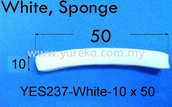 YES237-10x50 Sponge Rect Silicone Sponge Extrusion Rubber Extrusion Malaysia, Kuala Lumpur (KL), Selangor, Johor Bahru (JB) Manufacturer, Supplier, Supply, Supplies | Yureka Sdn Bhd