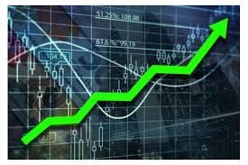 Bank stocks drive market higher amid robust trading