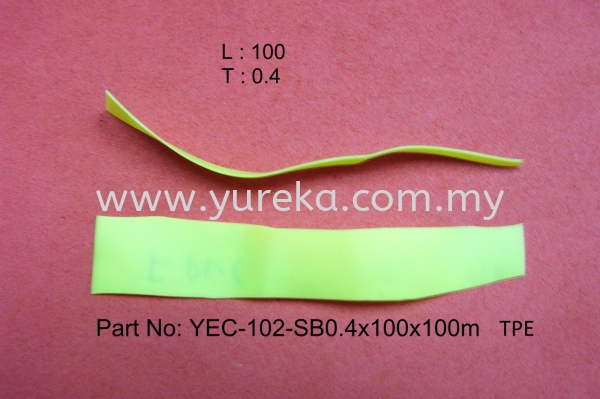 YEC-102-SB0.4x100x100m(Yellow) TPE TPE Rubber Extrusion Rubber Extrusion Malaysia, Kuala Lumpur (KL), Selangor, Johor Bahru (JB) Manufacturer, Supplier, Supply, Supplies | Yureka Sdn Bhd