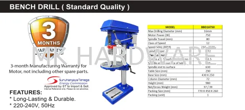 BENCH DRILL 750