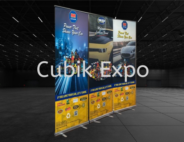 ROLL UP BANNER BANNER DISPLAY SERIES PORTABLE DISPLAY SERIES Malaysia, Selangor, Kuala Lumpur (KL), Seri Kembangan Manufacturer, Supplier, Supply, Supplies | Cubik Expo Sdn Bhd