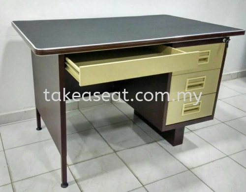 Single Pedestal Desk 4 Ft 