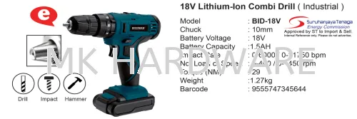 LITHIUM-ION COMBI DRILL