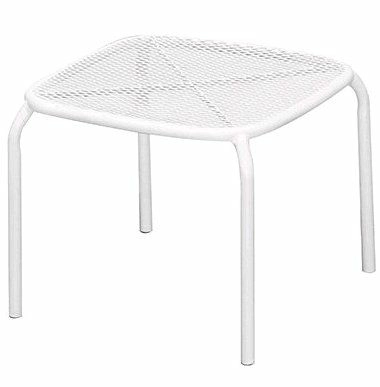 Outdoor Lounge Table - Sandy White