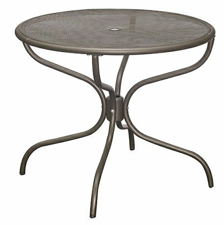 Outdoor Steel Table - Sandy Coffee