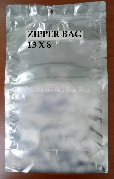 ALUMINIUM ZIPPER BAG (13x8) ALUMINIUM ZIPPER BAG ZIPPER BAG Malaysia, Selangor, Kuala Lumpur (KL), Johor Bahru (JB), Pahang Supplier, Suppliers, Supply, Supplies | AYL Industries Sdn Bhd