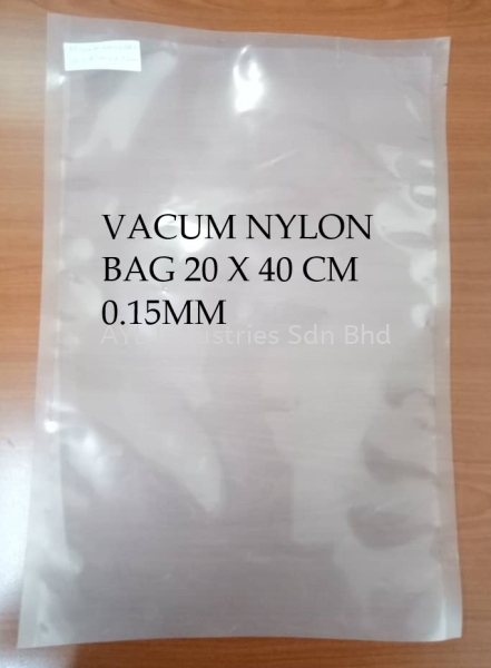VACUM NYLON BAG 26X40CMX0.15MM VACUM NYLON BAG ZIPPER BAG Malaysia, Selangor, Kuala Lumpur (KL), Johor Bahru (JB), Pahang Supplier, Suppliers, Supply, Supplies | AYL Industries Sdn Bhd