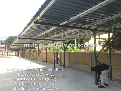 Steel Roofing Structure