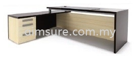 Hudson series L shape Director table AIM7HD 2(Back view)