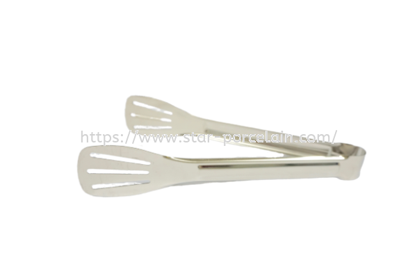 9" S/Steel Food Tong (Three lines) Kitchen Utensils Kitchenware Household Johor Bahru (JB), Malaysia, Taman Daya Supplier, Wholesaler, Supply, Supplies | Star Porcelain Wares Sdn Bhd