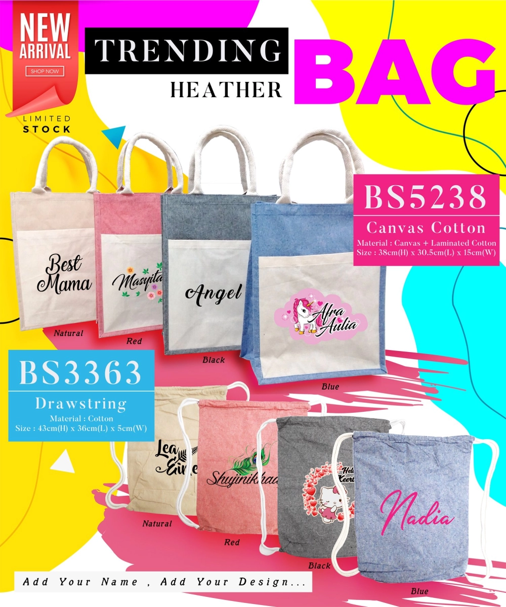 NEW ARRIVAL!!! TRENDING Heather Bag.. Grab NOW!!